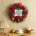 thumbnail image 4 of 15.7" Christmas Wreaths for Front Door, Artificial Window Wall Hanging Decor , Large Merry Xmas Garland for Indoor Outdoor Home Decor Shop Display Holiday Scene Layout, 4 of 6