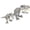 2, variant on 3D Printed Skeleton T-Rex Made with Engineering-Grade Filament Available in 2 Sizes & Multiple Colors (Cobalt Blue, Large 15")