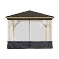 thumbnail image 1 of Yardistry 12 Pieds x 12 Pieds Meridian Housse d'Hiver pour Pavillon – Enceinte en PVC Robuste pour la Protection Saisonnière et la Résistance aux Intempéries, 1 of 8
