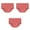 Red, variant on Xunlbb Clearance Under $5,3PC Women's Large Seamless Cotton High Waist Briefs Hip Lifting Underpants (Red M) on Clearance