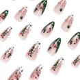 thumbnail image 2 of 24 uñas postizas cortas de Navidad extraíbles para mujeres y niñas Ygjytge Para estrenar, 2 of 8