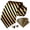 Golden/Navy Blue, variant on Mens Ties Solid Color Satin Necktie and Pocket Square Tie Formal Cufflinks Sets for Men Wedding