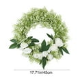 thumbnail image 3 of Seyotauo Christmas Day Door Hanging Window Decoration Rattan Wreath Party Atmosphere Scene Layout Small Pendant Handmade Wreath, 3 of 6