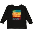 thumbnail image 3 of Inktastic Kayaking Canoeing Eat Sleep Boating Repeat Boys or Girls Long Sleeve Toddler T-Shirt, 3 of 5