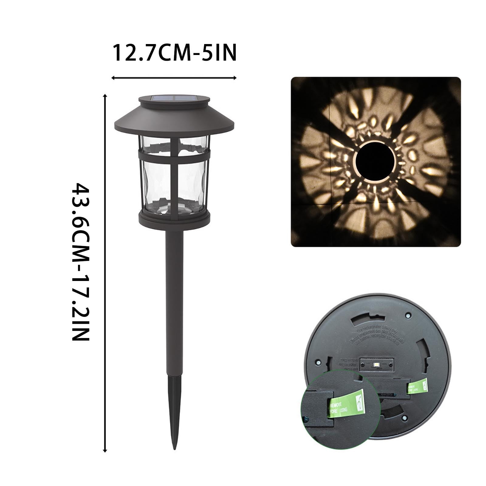 Outdoor Solar Lights,Solar Garden Lights,Waterproof Warm White LED Solar Landscapes Stake Lights Garden Decor for Yard Patio Driveway Walkway Path Lighting