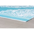 thumbnail image 2 of Alise Rugs Sundown Beach Medallion Indoor/Outdoor Area Rug Aqua/White 5' x 6'11'' 5' x 8' White, 2 of 5