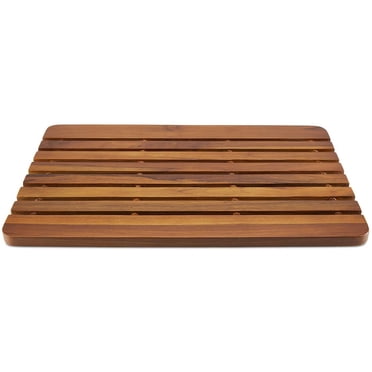 Whitecap 63108 Teak Roll Up Shower Mat - Walmart.com