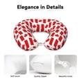 thumbnail image 4 of Xecao Canada Print Memory Foam Cervical Neck Pillow Versatile U-Shaped Pillows for Home,Office,Camping,Travelling,Soft Washable Cover, 4 of 8