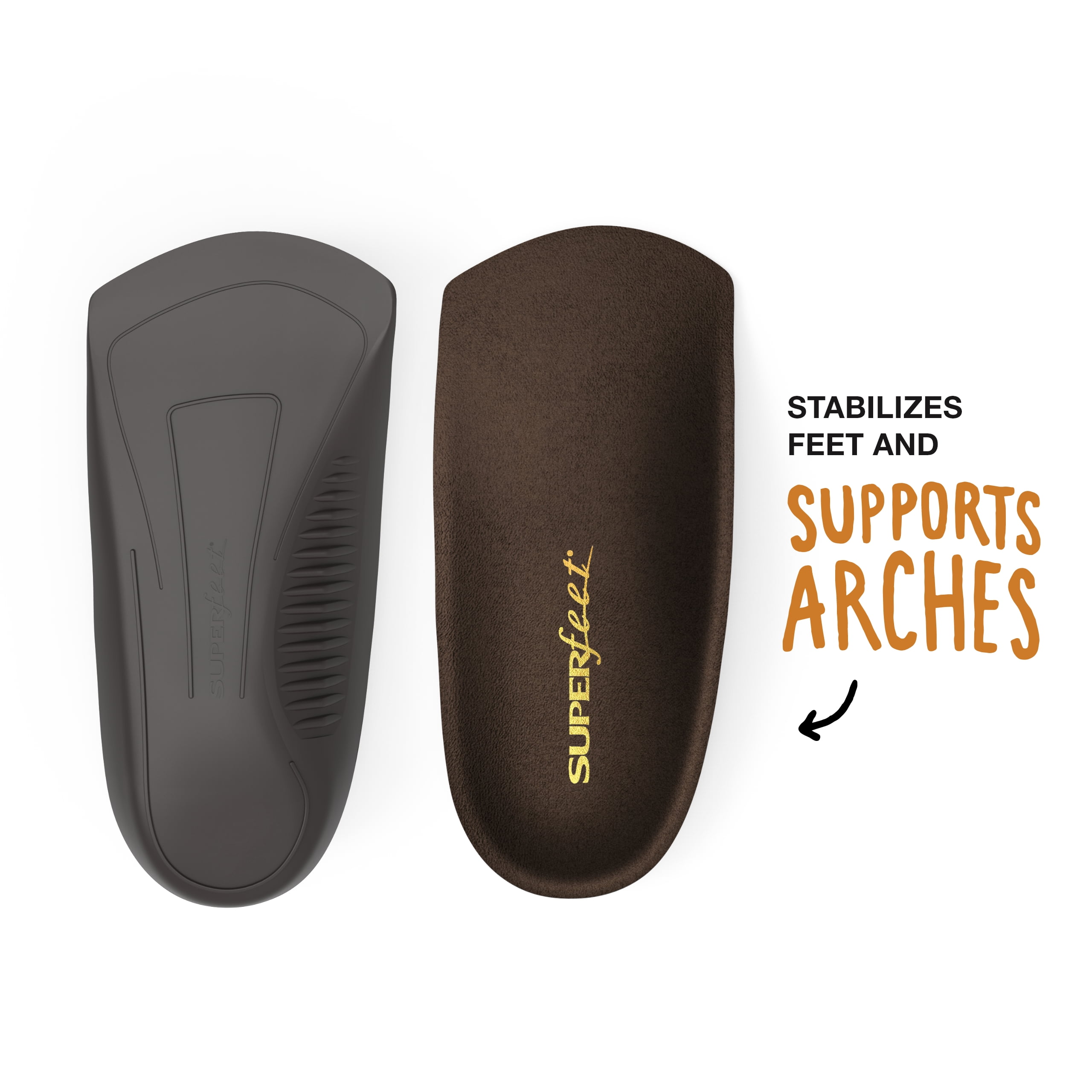 Superfeet Casual Men s Easyfit Insoles Comfort Shoe Inserts for Men Anti Fatigue Orthotic Insoles for Dress Shoes Professional Grade Size