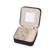 thumbnail image 3 of Caja de almacenamiento de joyas, organizador de pendientes, caja de recuerdos, Interior de terciopelo, estuche de joyería de viaje portátil, soporte Negro, 3 of 9