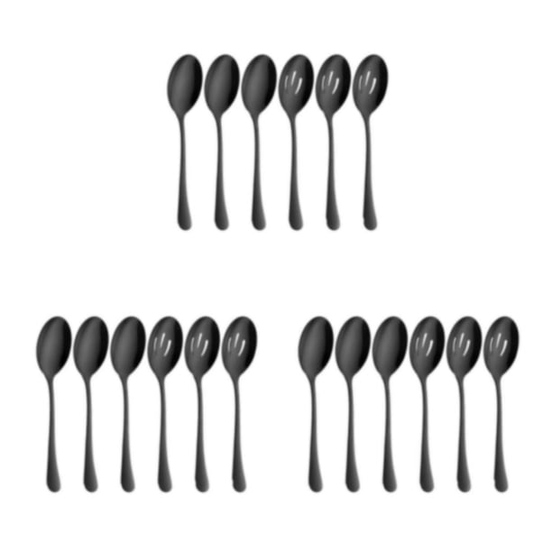 Juego de cucharas para servir de Acero inoxidable Advancent 6 piezas negro