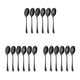 thumbnail image 1 of Juego de cucharas para servir de Acero inoxidable Advancent 6 piezas negro, 1 of 6