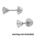 thumbnail image 3 of Universal EZback Earring Backs Soft Clear Silicone and Sterling Silver Small 1 Pair, 3 of 7