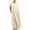 #7-Beige, variant on Pntutb Womens Dresses,Women's Solid Color Round Neck Sleeveless Vintage Cotton Linen Long Dress
