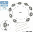 thumbnail image 2 of Ceintures Chaîne Boho Réglables Ceinture en Alliage Western Cowgirl pour Robes Jeans, 2 of 9