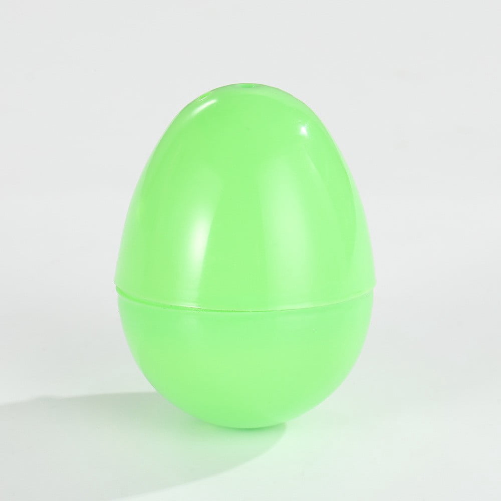 4 Packs Easter Egg Party Favor- Plastic Decorative Eggs for Festive Decorations, Treasure Hunt Game Supplies, Craft Containers, Colorful Hollow Eggs for Holiday Party Decor & Celebration Activities