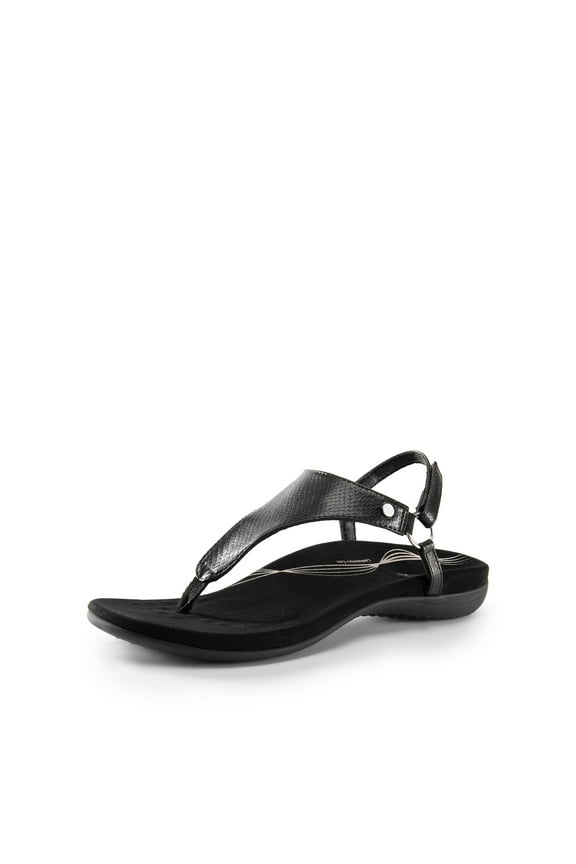 Women's Arch Support Flat Sandals Orthopedic Soft Comfortable Summer T-Strap Walking Thong Sandals