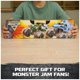 thumbnail image 3 of Monster Jam Pack de 4 Camiones de Metal a Escala 1:64, 3 of 8