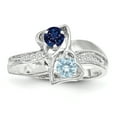 thumbnail image 2 of Sterling Silver Rhodium-plated Family Jewelry Mounting XMR91/2SSM-10 (mm x 3mm), 2 of 3