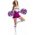 thumbnail image 3 of Hooshing 2/6/12PCS Cheerleading Pom Poms with Baton Handle for Team Spirit Sports Dance Cheering Kids Adults, 3 of 10