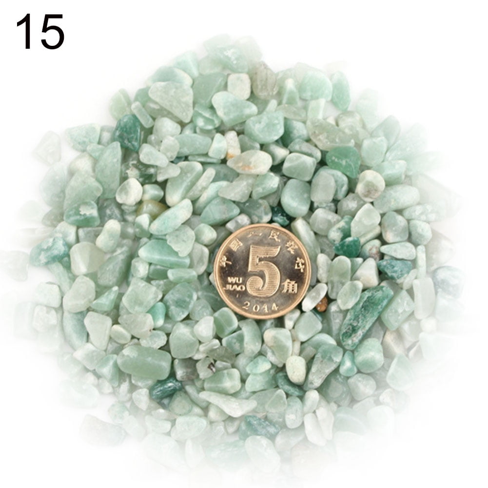 Prosgs 100g Faux Amethyst Crystal Quartz Stone Rock Chips DIY Mini ...
