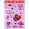 thumbnail image 2 of PMU Valentine’s Day Cupid Cling Stickers 16.5in x12in 19pcs per Sheet Pkg/6, 2 of 2