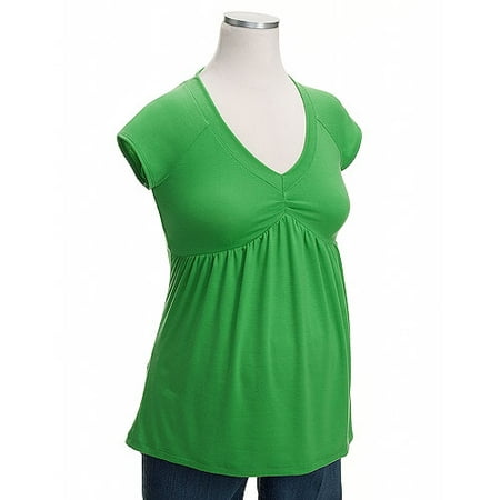 Maternity V-Neck Empire-Waist Tee