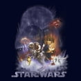 thumbnail image 2 of Men's Star Wars: The Empire Strikes Back Distressed Episode 5 Retro Poster  Graphic T-Shirt, 2 of 5