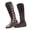 Brown, variant on Women Knee High Boots Round Toe Buckles Riding Boots Recovery Comfy Western Boots