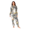 thumbnail image 2 of FORMRS Onesies Pajama for Adults Unisex Hoodie Winter Jumpsuit One Piece Sleepwear, Sizes S-2XL, Cute Ghosts, 2 of 7