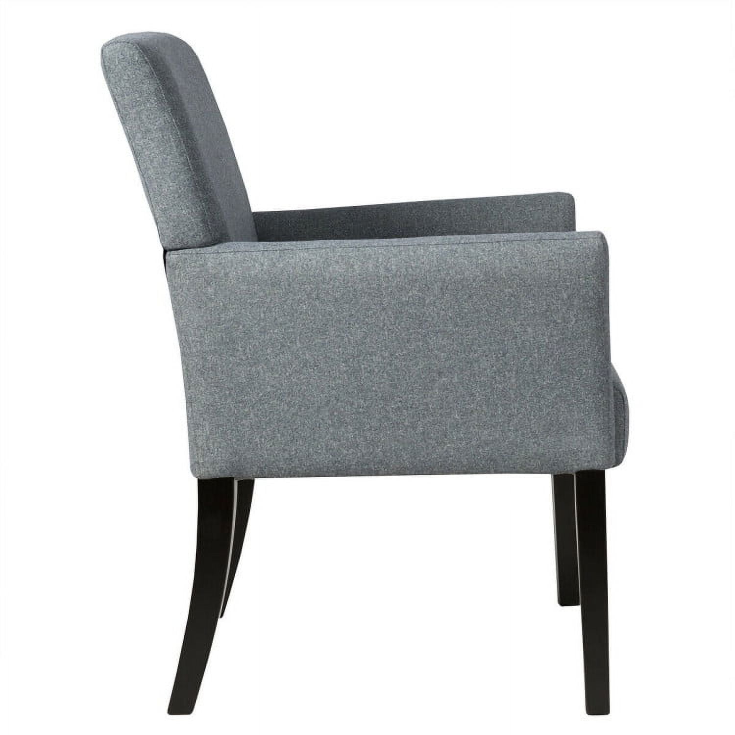 Finihen Executive Guest Chair, Reception Waiting Room Arm Chair, Upholstered Reception Chair with Padded Arms, Backrest, for Meeting Room, Conference Room Chairs, Gray Finihen Executive Guest Chair, Reception Waiting Room Arm Chair, Upholstered Reception Chair with Padded Arms, Backrest, for Meeting Room, Conference Room Chairs, Gray