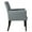 Gray, variant on Spaco Fabric Upholstered Executive Guest Armchair with Rubber Wood Legs-Black, Modern Mid-Century Upholstered Living Room Chair