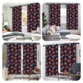 thumbnail image 5 of Monster Cartoon Truck Black Pattern Blackout Curtains,Triple Weaved Fabric,Thermal Insulated,Room Darkening,Grommet Top,2 Panels,52x84in(132x213cm), 5 of 6