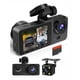 thumbnail image 1 of HAPEMEIN Cámara para Carro, 1080P WiFi DashCam Auto Delantera Trasera Interior con Vigilancia en Estacionamientos 24H,Camara para Auto Interior y Exterior Tarjeta SD 32GB, 1 of 5