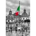 thumbnail image 2 of Frank, Assaf 18x24 Black Ornate Wood Framed with Double Matting Museum Art Print Titled - Santa Maria di Loreto church, Rome, Italy, 2 of 4