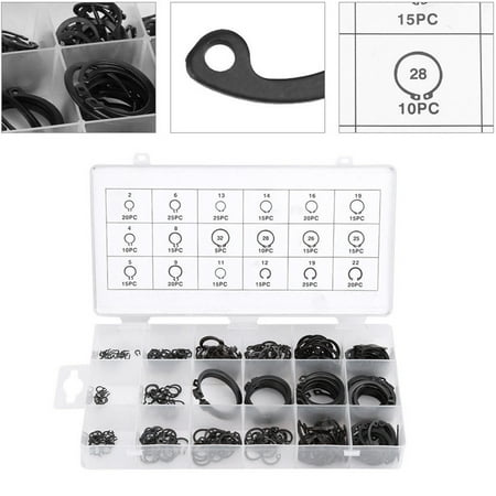 

Cacfwgk Drill Bits Accessories Clearance Sales Ring Ring Retaining Circlip 300 External Sizes Assortment Snap Kit Pieces 18 Set Tools & Home Improvement