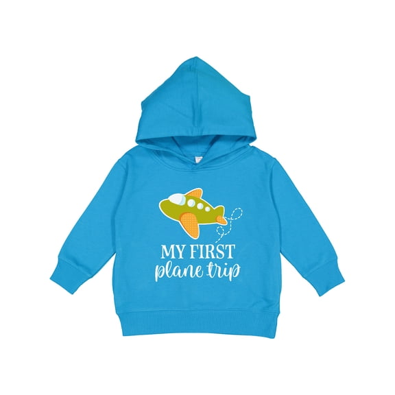 Inktastic My First Plane Trip Airplane Travel Toddler Hoodie