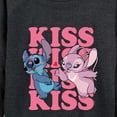 thumbnail image 3 of Lilo & Stitch - Kiss Logo - Women's Lightweight French Terry Long Sleeve Shirt, 3 of 5