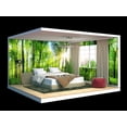 thumbnail image 2 of - Nature Forest Tree Mural Woodland Landscape Backgrounds Cottage Jungle Wallpaper Extra Large Wall murals for Bedroom Living Room（not Peel and Stick）-, 2 of 5