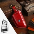 thumbnail image 1 of Car Key Fob Cover Case Protector For BMW Car Key Case Fob Cover Leather Handmade Blade Key, 1 of 19