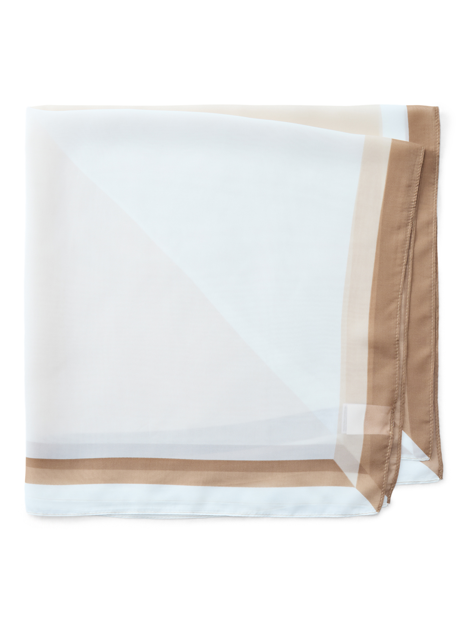 Time and Tru Women's Printed Square Scarf - Vintage Geometric Pattern