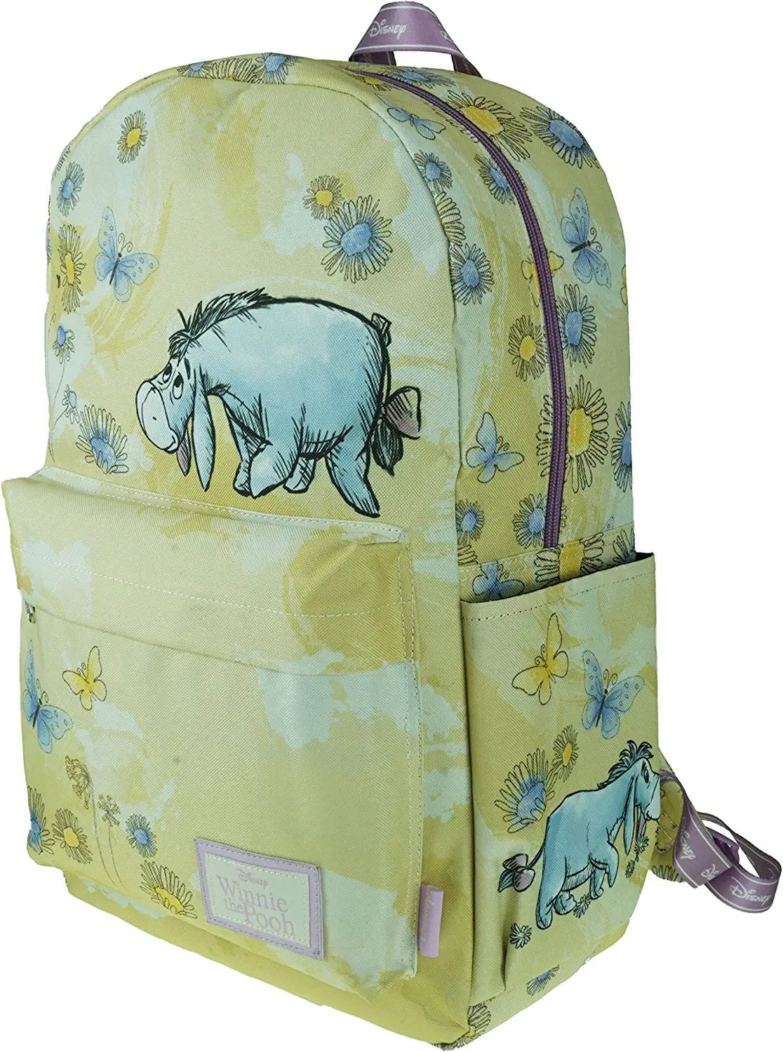 Disney Winnie the Pooh Eeyore Backpack 17" with Laptop Compartment for School, Travel, and Work