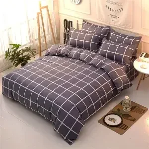 Housse de Couette Simple Double Confortable Convenant Ouate de Coton Légère à la Mode Couette Universelle Literie Sac de Lit