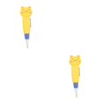 thumbnail image 2 of Cateissary Pluma de pintura de cristal ABS, forma de Animal portátil, accesorios de herramienta de lápiz de dibujo de repuesto para niños con Tipo 1 2piezas, 2 of 6