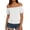 White Tops, variant on YUGYXL Women's Off The Shoulder Tops Summer Short Sleeve Y2K Going Out Shirts Loose Fit Stretch T Shirts Work Blouses Gray Tops L