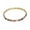 Multicolor, variant on Gold-Tone Brass Cubic Zirconia Link Chain Smooth Tennis Bracelet Black T166