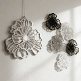 thumbnail image 7 of XIBUFE 2026 New Floral Wall Hanging Decor Metal Wall Art Decoration for Bathroom Living Room White Small for Bathroom,Living Room,Bedroom,Hallway,Home Accents,Wall Art,Small Spaces., 7 of 7