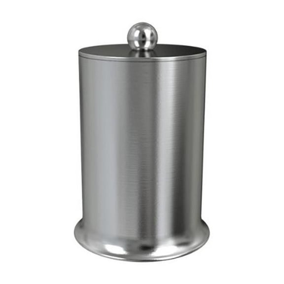 Tatara Group  NP1H Newport Collection Cotton Swab-Cotton Container - 18-8 Brushed Stainless