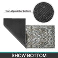 thumbnail image 7 of Boho Dark Brown Pattern Rugs and Mats Non Skid Washable Absorbent Microfiber Soft Kitchen Mat for Floor Set Of 2 Decor Stain Resistant 17"x47"+17"x30", 7 of 7