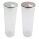 thumbnail image 1 of Plastic Spaghetti Container Noodle Pasta Storage Jar with Locking Lid Clear Dry Food Keeper Canister, 1 of 5